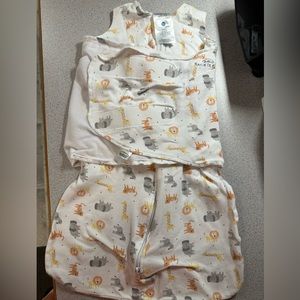 Halo sleepsack swaddle wrap 3-6mos